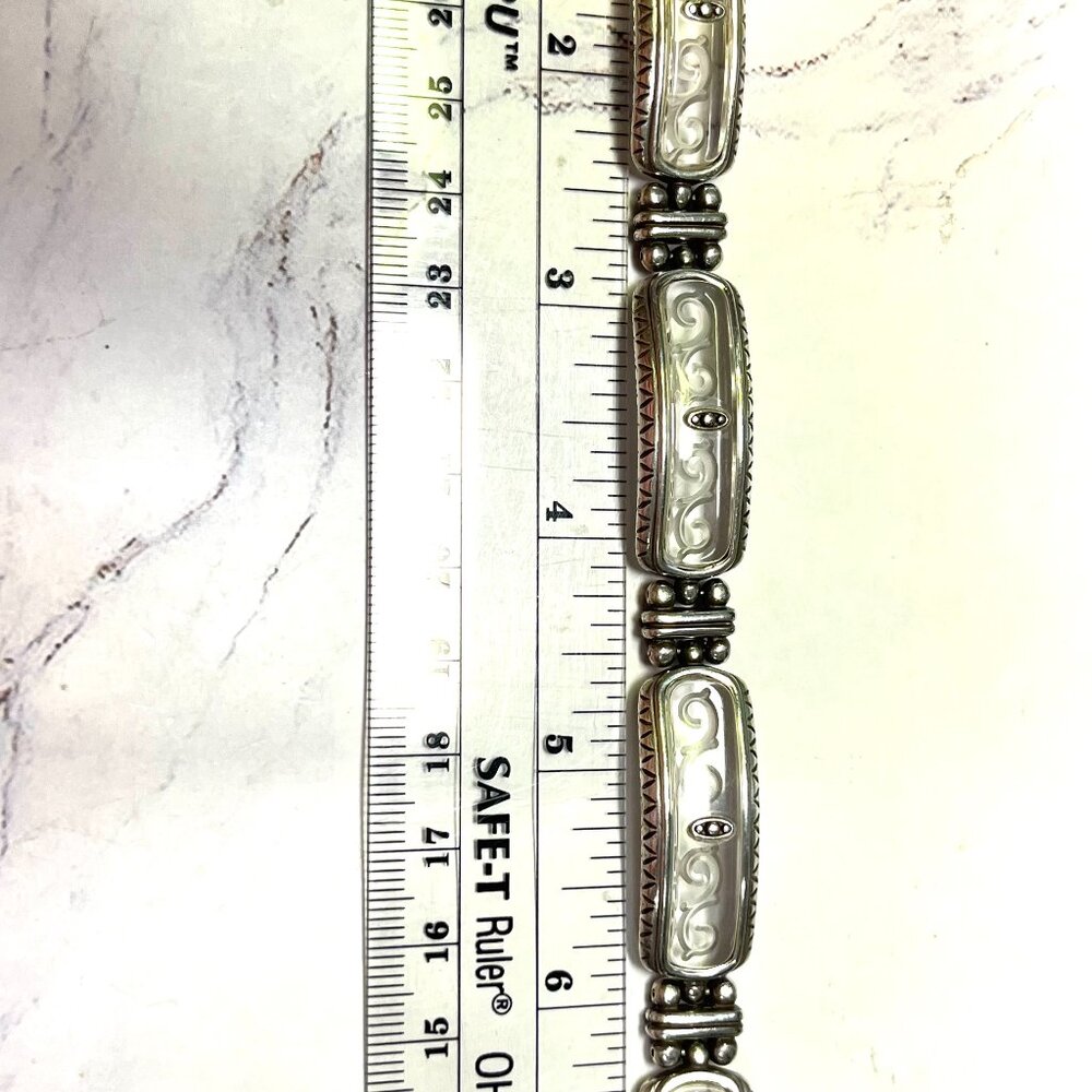 Brighton Bracelet Silver Filigree Details - Picture 7 of 11